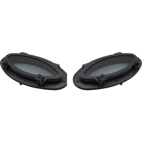 2pcs ABS Black Oval Opening Portlight Porthole Hatch 16'' X 8.5'' For Boat