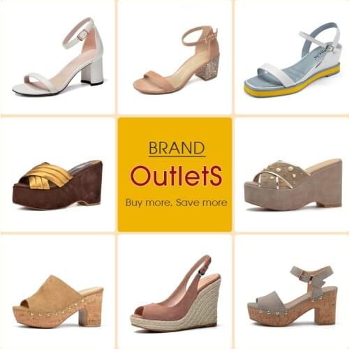 Brand Outlets Donna-in Summer Wedge Sandals Clearance for Women Pep Toe Chunky High Heels Platform Ladies Fashion Shoes