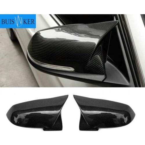 For BMW 1 2 3 4 X M Series Rear View Side Mirror Cover F20 F21 F22 F23 F30 F32 F36 X1 E84 F87 M2 Carbon Style Car Accessories