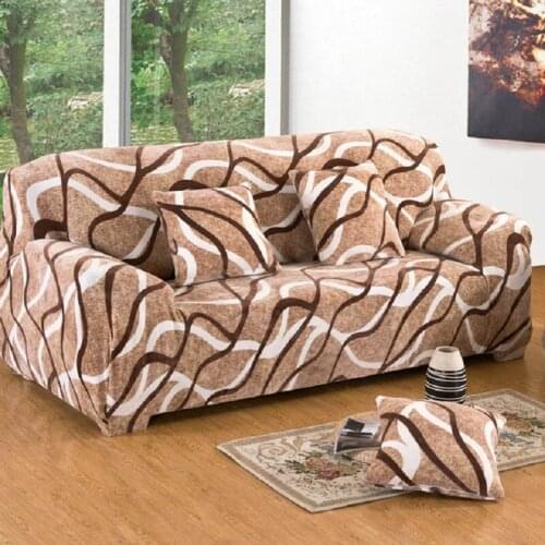 Thicken Plush Elastic Sofa Covers for Living Room Universal All-inclusive Sectional Couch Cover Sofa Cover 1/2/3/4 seater