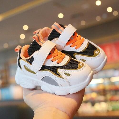 Kids Baby Boys Sports Shoes Baby Girl Fashion Sneakers 1-6 Years Kids Soft Sole Breathable Running Shoes Toddler Shoes 20-31