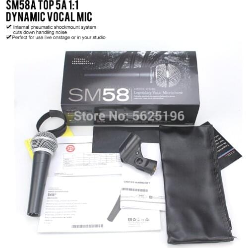 Best Selling Vocal Dynamic SM58S SM58 SM58-LC SM 58 microphone microfone professional for shure microphone karaoke live shows