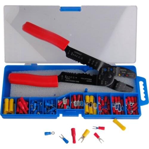 Terminal Crimping Pliers Wire Stripper AWG 8-20 Wire Cutter Cable Stripper Electrician Multitool Hand Tools