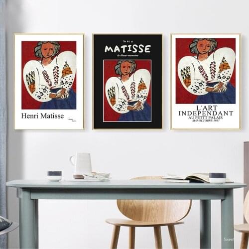 Matisse Vogue Posters And Prints Abstract Geometric Colorful Wall Art Canvas Painting Pictures For Modern Living Room Home Decor
