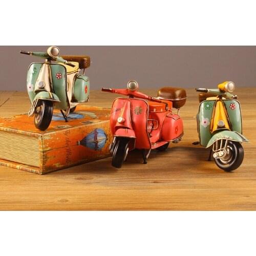 In stock 25cm Brand New Handmade Motorcycle Model Metal Motorbike Artefact Model Toy For Collection Gift Decoration