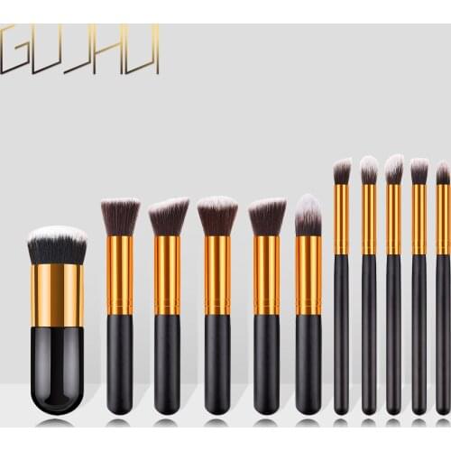 New Fashtion Large Round Head Buffer Foundation Powder Makeup Plump BB Cream Tools, Eyebrow Cosmetics Brushes