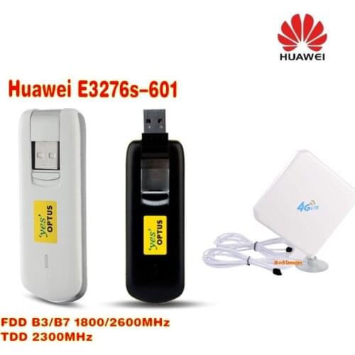 Unlocked stock huawei E3276s-6014G lte dongle FDD 1800/2600MHz TDD2300MHz plus 4g 35dbi antenna TS9 type