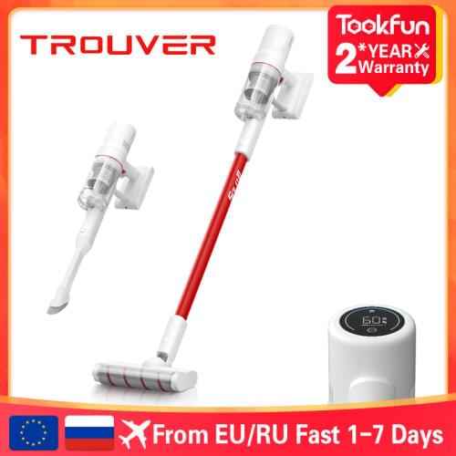 TROUVER SOLO 10 Handheld Vacuum Cleaner For Home Car Wireless Sweeping 18000Pa Strong cyclone Suction Multi Brush Dust Catcher