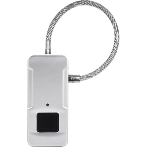 Smart Keyless Fingerprint Lock Waterproof Fingerprint Unlock Anti-Theft Security Padlock Door Luggage Lock