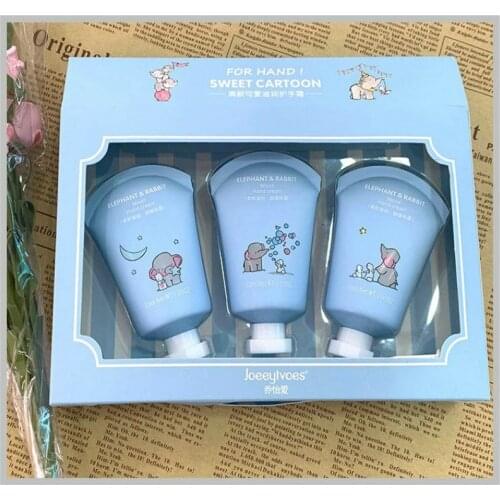 DISAAR 3 Pieces Fresh Lovely Moisturizing Hand Cream Gift Box Hand Smoothing Tender Whitening Cream Skin Care Lotion Cosmetics
