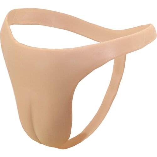 Crossdresser Camel Toe Panties All Silicone Sissy Boy Cosplay Drag Queen Costumes Gaff Underwear