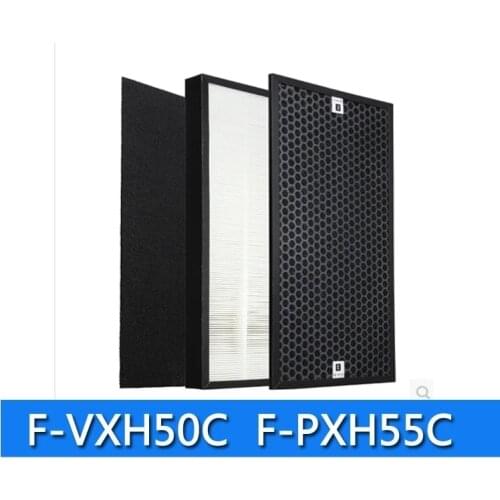 1 set (3pcs) F-ZXHD55C F-ZXHP55C Air purifiers filter hepa for Panasonic F-PXH55C F-VXH50C F-VJL55C F-VXK40C Air purifiers