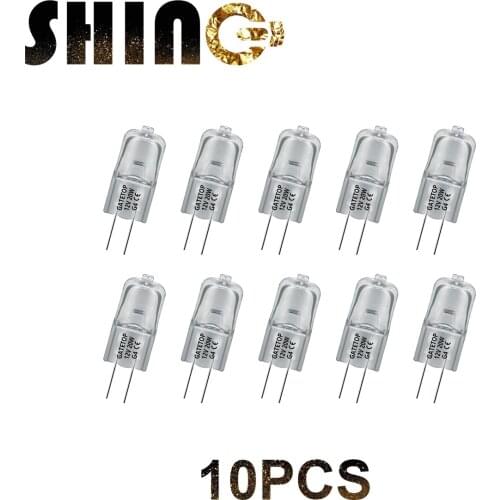 10pcs/Lot Hot Size Halogen Lamp G4 12V 20W Interior Decoration Crystal Chandelier