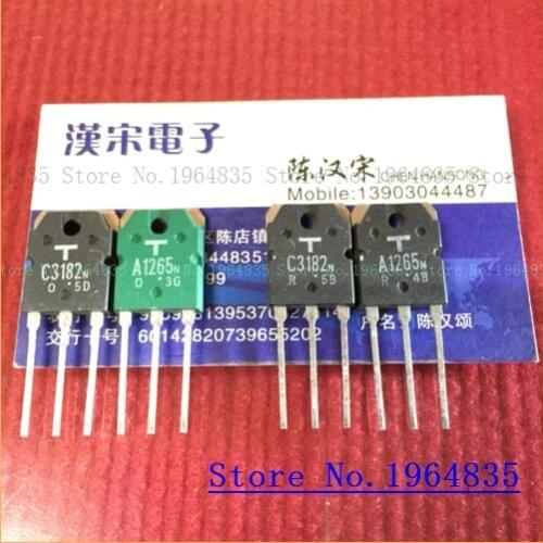2pcs/lot=a pair 2SA1265N 2SC3182N A1265 C3182