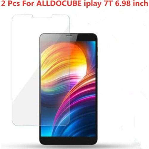 2 Pcs Tempered Glass For ALLDOCUBE iplay 7T 6.98 inch Tablet Screen Protector Protective Film