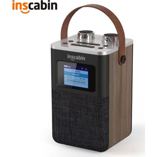 Inscabin P7 Stereo DAB Radio Portable Wireless Speaker with Bluetooth DAB+, FM