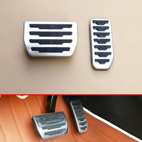 Car Fuel Gas Pedal Brake Accelerator Cover Fit For Land Rover Discovery Sport Range Rover Evoque Jaguar XE XF F-Pace Accessories