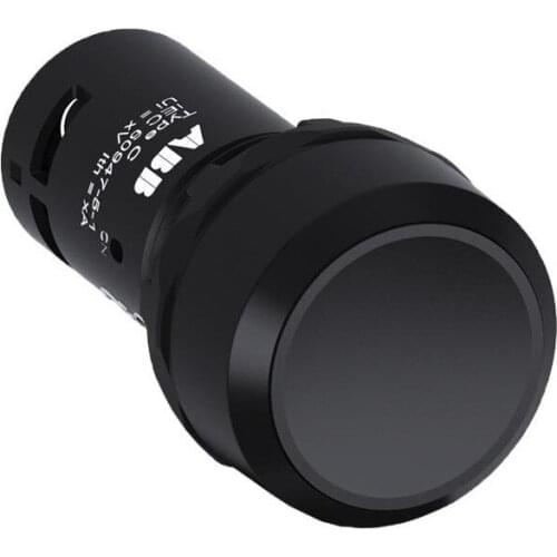 CP9-1020 10059150 Compact Pushbutton - Flush - Black - Black plastic - 1NO+1NC Customer defined pushbutton with special marking
