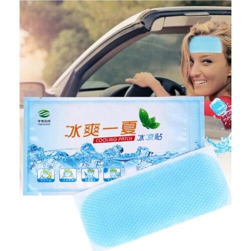 Cooling Patches Antipyretic Headache Relieve Pain Baby Fever Adult Pad Lower Temperature Paste Ice Gel Polymer Hydrogel Cooling