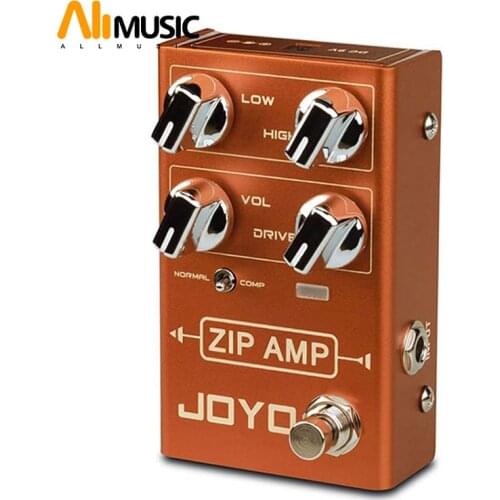 JOYO R-04 ZIP AMP Pedal Effect, Strong Compression Overdrive Effect Pedal, True Bypass
