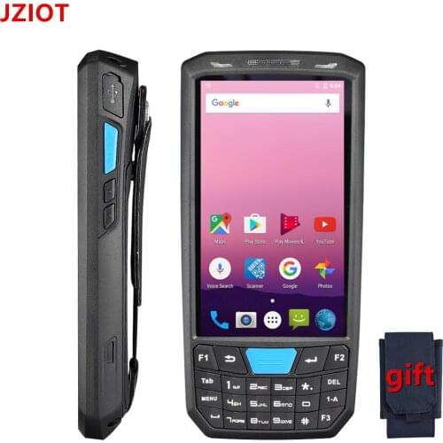 JZIOT 4G LTE Android Rugged Terminal PDA Gps Handheld Barcode Scanner with 4200mAh 3.7V High Capacity Battery
