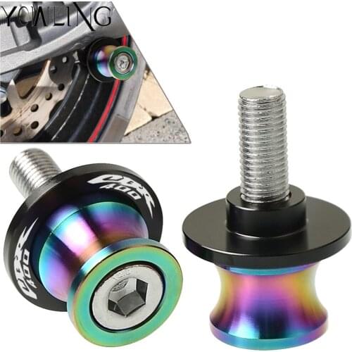 M8 Swingarm Stand Screws Motorcycle Swing Arm Spools Sliders FOR HONDA CBR400 /NC23/NC29 1986 1987 1988 1989 1990 1991 1992 1994