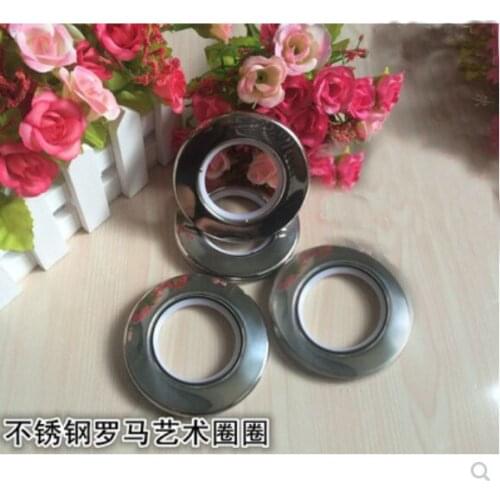 50pcs/BOX Metal eyelets High Quality Roman Grommet Top Home Decoration Curtain Accessories Plastic Rings Eyelets For
