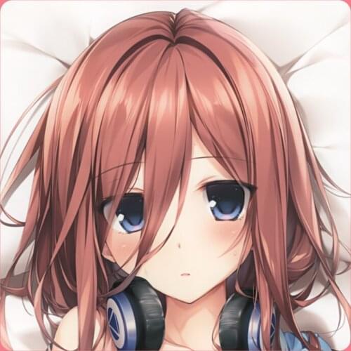 NEW Anime Nakano Miku The Quintessential Quintuplets Dakimakura 2WAY Hugging Body Pillow Case Otaku Pillow Cushion Cover