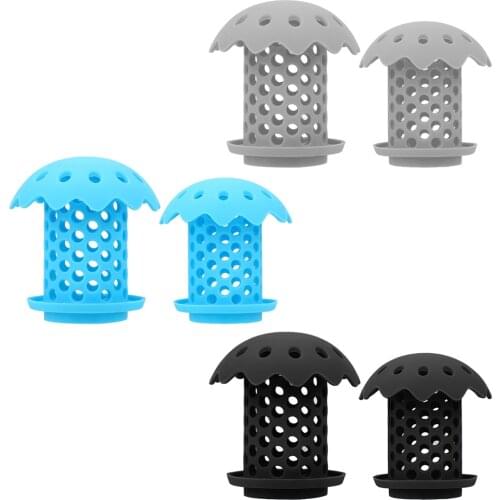 2 piece/Set Durable Hair Stopper Silicone Bathtub Sink Drain Hair Catcher Drain Strainer Bathroom Accessories
