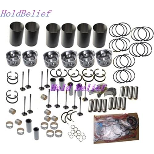 Overhaul Rebuild Kit For Doosan Daewoo D2366 D2366T Engine Solar 280LC Excavator