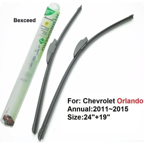 24"+19" New High Quality Bexceed of Car windshield flat wiper blade for Chevrolet Orlando