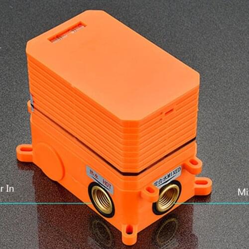 Conceal Mounted Shower Mixer Valve Hot Cold Shower Mixing Diverter 2 Way Bathroom Accessories Control Water Flow Bath Mixer