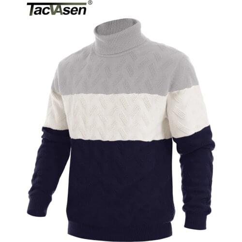 TACVASEN Men's Knitted Pullovers