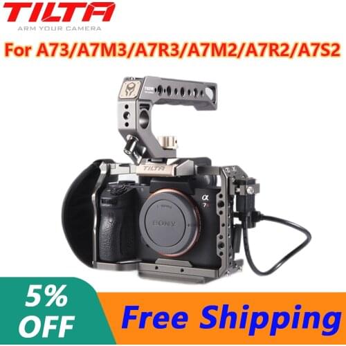 Tilta A7 A9 Full Cage Rig Kit A7 iii Full Cage TA-T17-A-G For Sony A7 A9 A7III A7R3 A7M3 Top Handle Baseplate Focus Handle