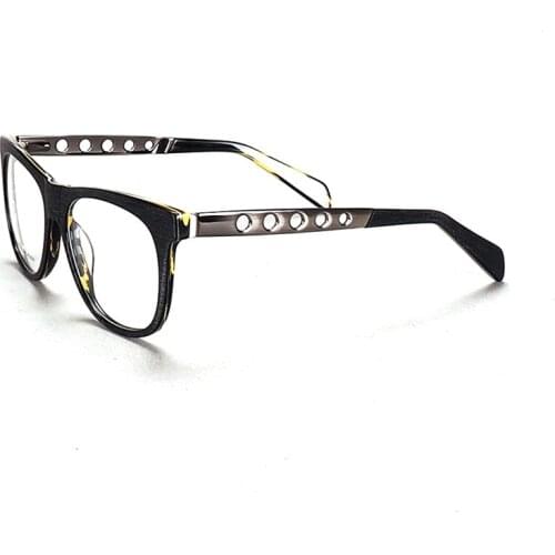 1960s Vintage Japan Handmade Italy Acetate Glasses Frame Men Women Wood Optical Eyeglasses Frame Full Rim Top Quality K9200