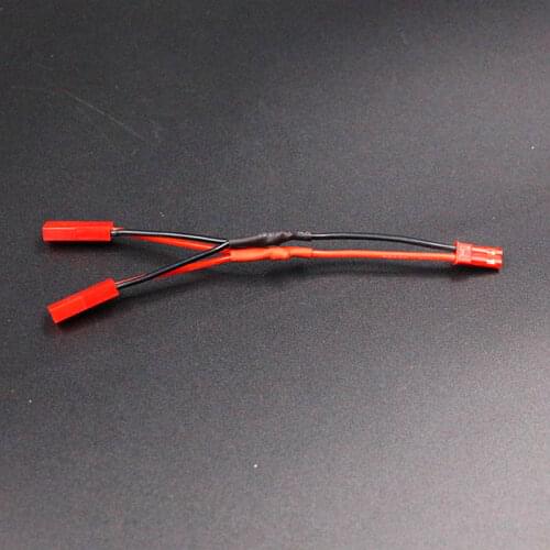 Factory Price JST parallel extension lead Y cable male female connector for RC lipo battery cord