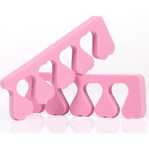 1 pair Nail Art Toes Separators Fingers Foots Sponge Soft Gel UV Beauty