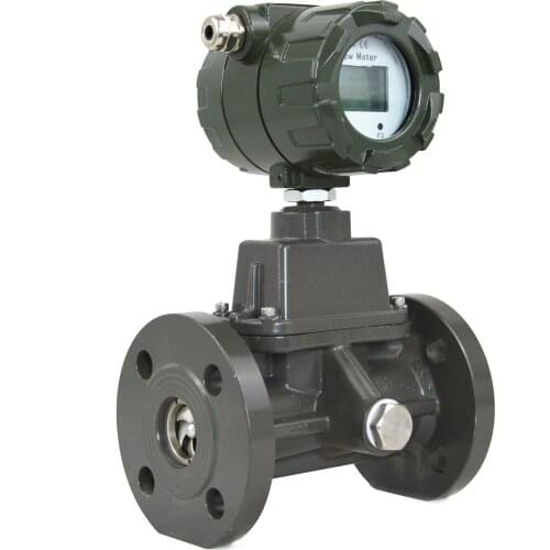 2'' inch DN50 Precession vortex flowmeter measure compressed natrual gas flow sensor air flow sensor