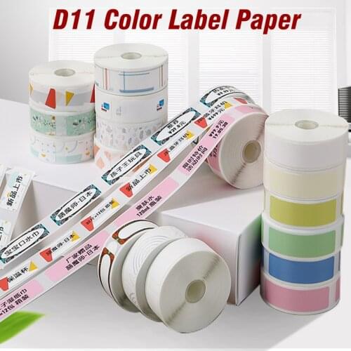 2 Rolls Niimbot D11 Mini thermal Label paper sticker paper Roll Waterproof Anti-Oil Tear-Resistant Price Label Scratch-Resistant