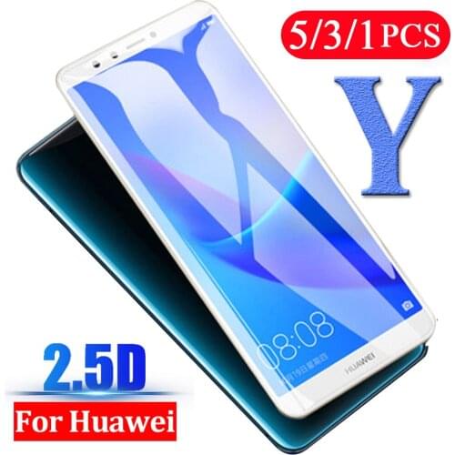 5/3/1Pcs for huawei Y7 Y7p Y6 pro Y6p Y6s prime 2019 Y5 lite 2018 tempered glass phone screen protector protective film on glass