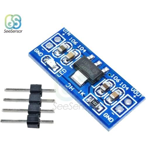 5Pcs AMS1117 1.2V 1.5V 1.8V 2.5V 3.3V 5.0V DC-DC Step Down Power Supply Module Board Voltage Converter