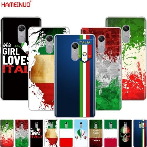 HAMEINUO Italy flag Cover phone Case for Xiaomi redmi 5 4 1 1s 2 3 3s pro PLUS redmi note 4 4X 4A 5A
