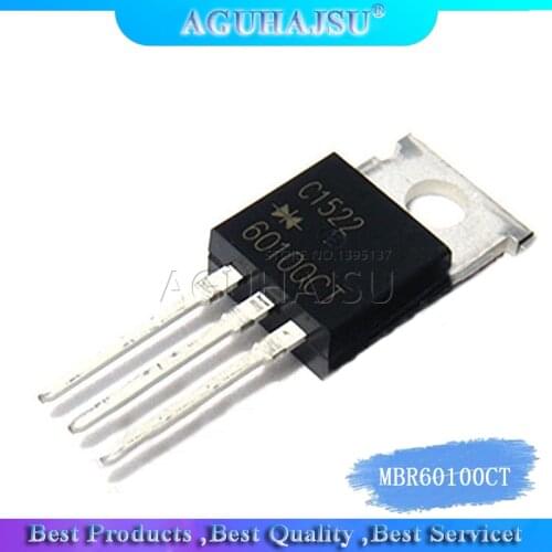 5pcs MBR60100CT TO220 MBR60100TO-220 60100CT Schottky diode 60A 100V original