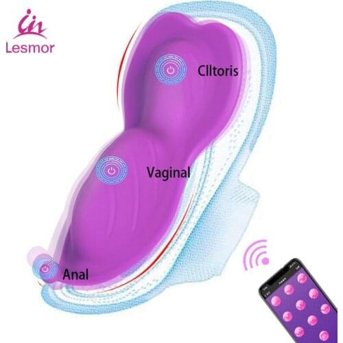 Bluetooth Butterfly Wearable Dildo Vibrator for Women Wireless APP Remote Control Vibrating Panties Sex toys for Couple Sex Shop