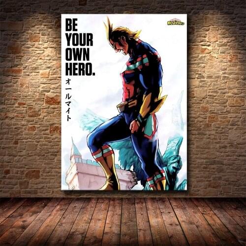 Art Decor Boku No Hero Academia My Hero Academia Hot Japan Anime Manga Cover Wall Art Canvas Painting Poster