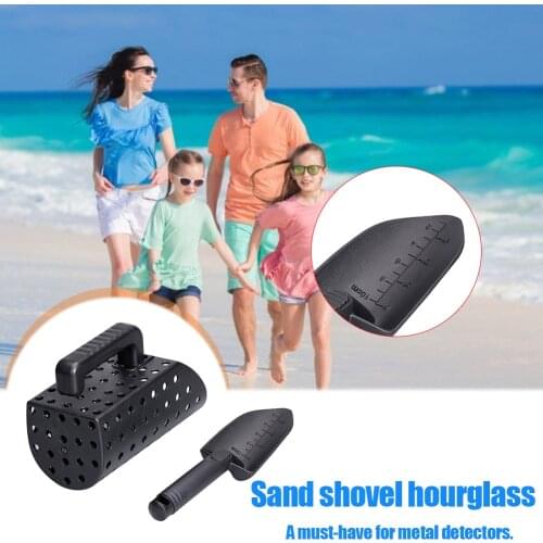 Stainless Steel Sand Scoop Shovel Set for Underground Metal Treasure Detecting Lightweight Metal Detector Sand Scoop for Kids