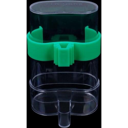 Pet Bird Feeder Drinker Food Waterer Bowl For Aviary Budgie Cockatiel Love bird Plastic