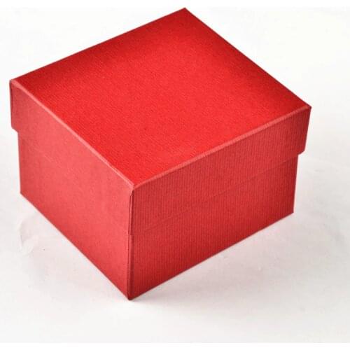 New No logo Watch Box, ordinary style red and black box, for watches cover and protect, gift package paper boxes