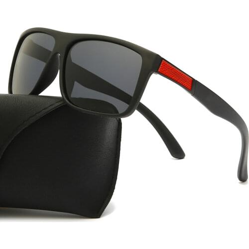 Brand Design Men Polarized Sunglasses Vintage Male Square Driving Sun Glasses Coating Sunglass UV400 Shades Oculos de sol