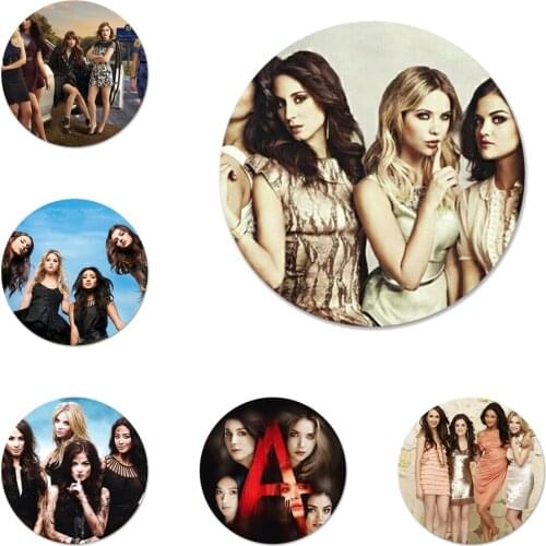 Pretty little liars Badge Brooch Pin Accessories For Clothes Backpack Decoration gift 58mm